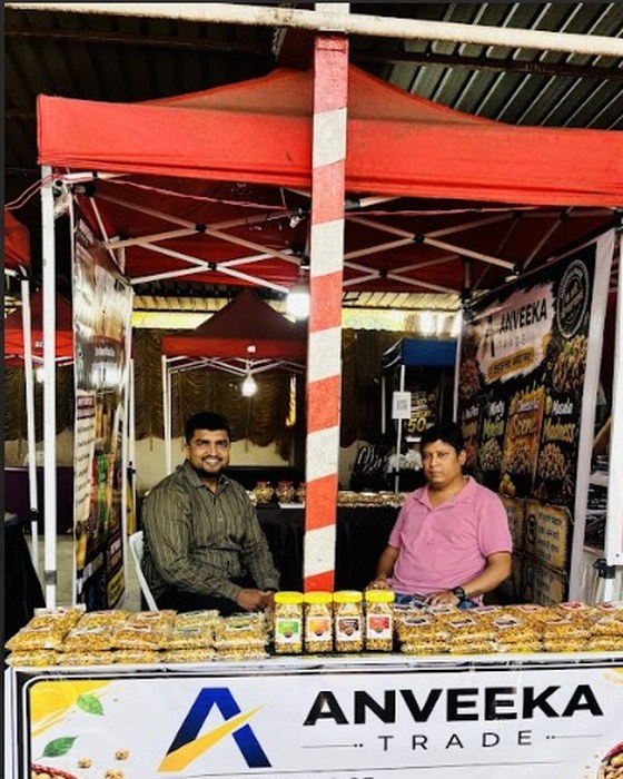 Anveeka Trade booth at Pune food exhibition 2025