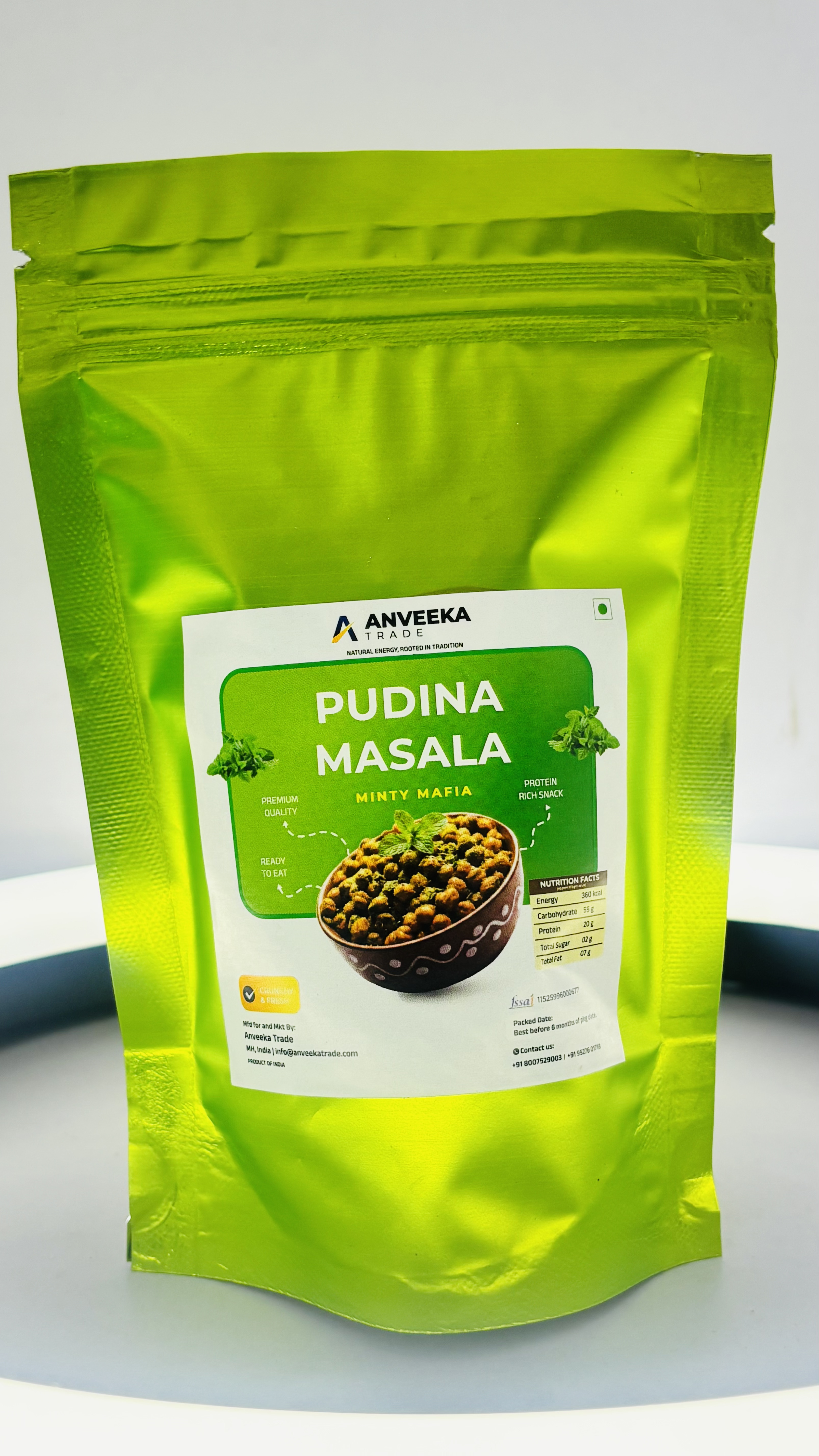 Pudina Masala roasted gram pack